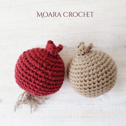 Crochet Root Vegetables Crochet pattern by Roseanna Murray