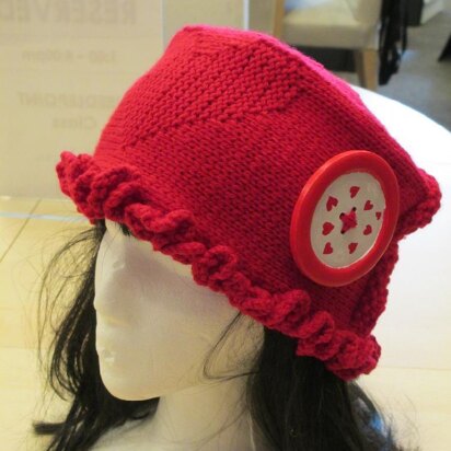 Have A Heart Hat - knitting pattern