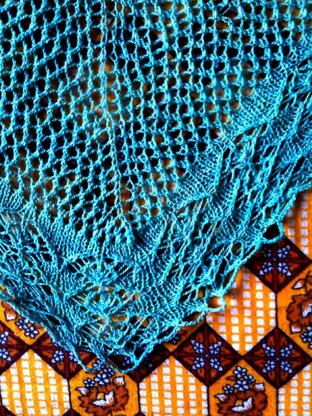 Jaali Knitted Shawl