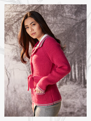 "Bathsheba Cardigan" - Cardigan Knitting Pattern For Women in Willow and Lark Nest