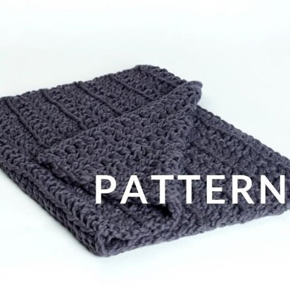 Crochet Baby Blanket in Loopy Mango Merino No. 5 - Downloadable PDF