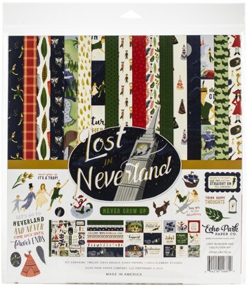 Echo Park Paper Echo Park Collection Kit 12"X12" - Lost In Neverland