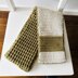 Waffle stitch two handed Oven Mitt