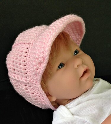 Crochet baby cheap baseball cap pattern