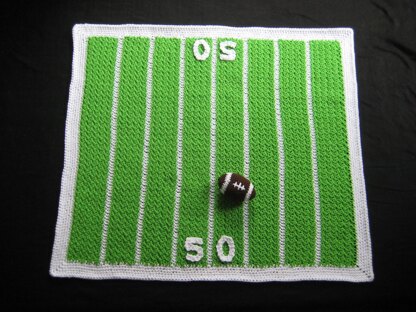 Football Blanket & Rattle