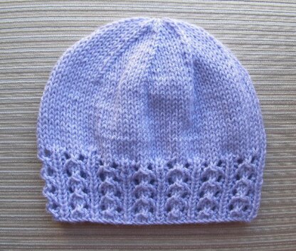 Zhanna- Hat with a Lace Border for a Lady