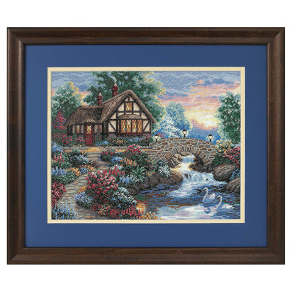 Dimensions Twilight Bridge Cross Stitch Kit - 36cm x 28cm