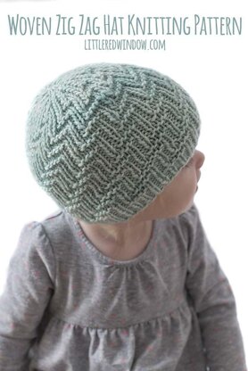 Woven Zig Zag Hat