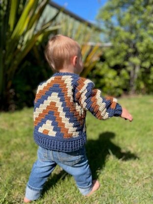 Mini Blockbuster 2-in-1 cardi & jumper