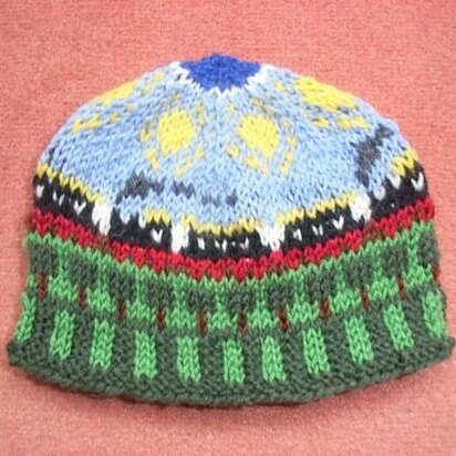 Train kids beanie