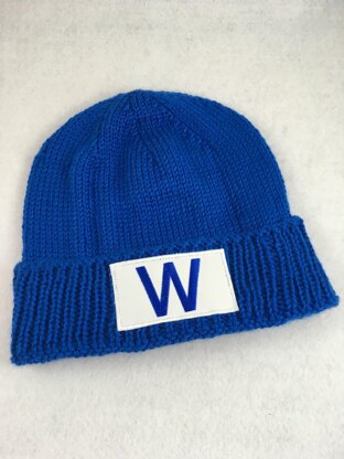 "W" Knit Hat