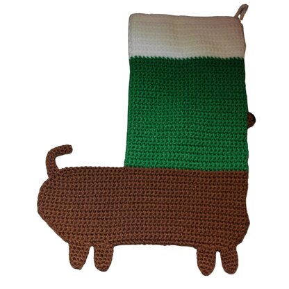 Dachschund Christmas Stocking
