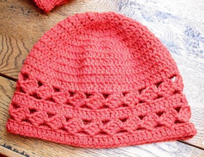 Diamonds crochet hat