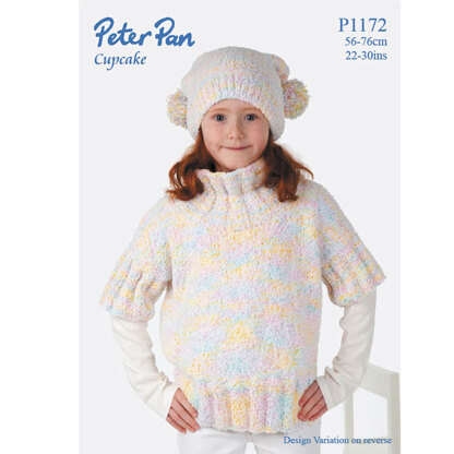 Short Sleeve Top and Hat in Peter Pan Cupcake - P1172