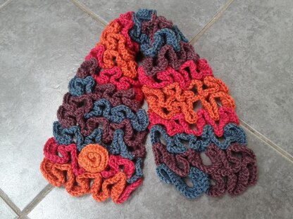 Snake Stitch Neck Warmer or Scarf