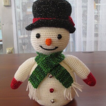 Amigurimi Mr Snowman