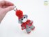 Spunky The Tiny Sock Monkey Keychain