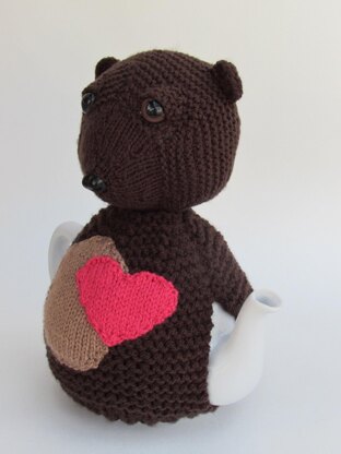 Heart Bear Tea Cosy