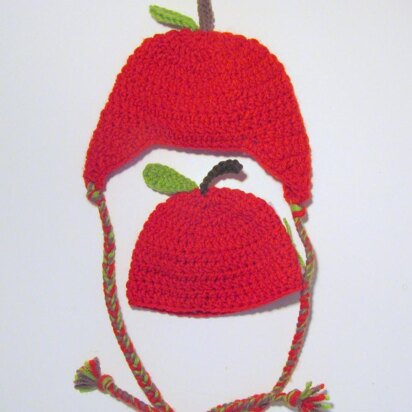 Apple Hat Newborn to Adult