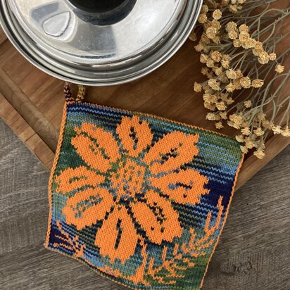 Cosmos Potholder