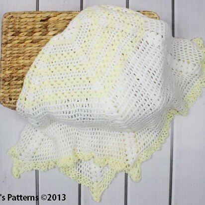 Cascade Shawl Afghan Crochet Pattern #97