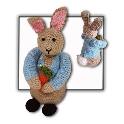 Peter Rabbit Toy Crochet Pattern