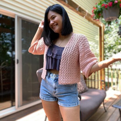 Short summer outlet cardigan