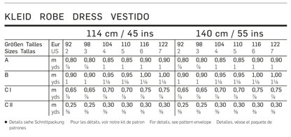 Burda Girls Dresses Sewing Pattern