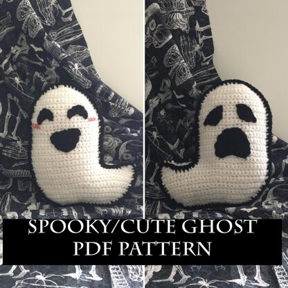 Spooky & Cute Ghost Pillow