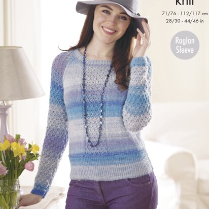 Sweaters in King Cole Sprite DK - 4567 - Downloadable PDF