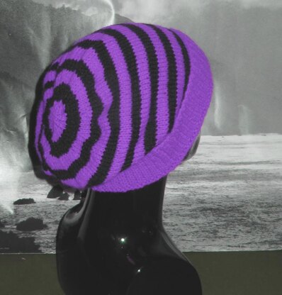 Simple Stripe Slouch Hat