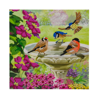 Crystal Art Birds, 18x18cm Card Diamond Painting Kit