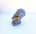 Crochet miniature elephant pattern PDF