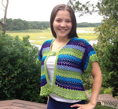 Sea Breeze Shrug Bolero PDF12-117