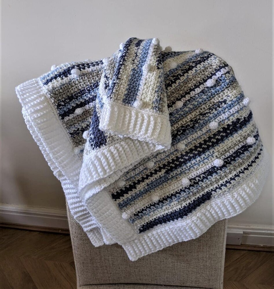 Crochet hot sale boy blanket