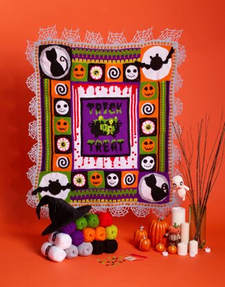 Sirdar Halloween Crochet Along Blanket