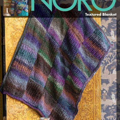 Textured Blanket aus Noro Bachi - 17224 - Downloadable PDF