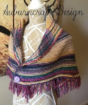 Just a Little Bit Batik Shawl