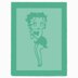 Betty Boop easy blanket Knitting Pattern, Knit and Purl only, Cute Cartoon Sexy Girl Character motif