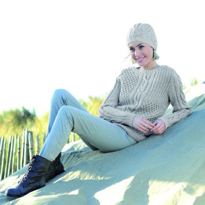 Ladies Sweater and Hat in Schachenmayr Extra Soft Merino Alpaca - 2001 - Downloadable PDF