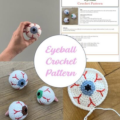 Eyeball Crochet Pattern