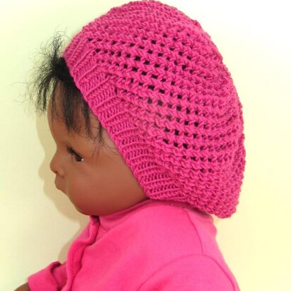 Baby Simple Lacey Tam Slouch hat