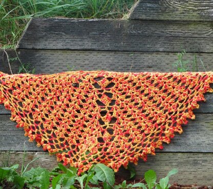 Tumbling Diamonds Shawl