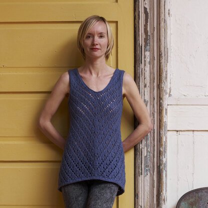 Trickle-Down Tank in Imperial Yarn Erin - PC08 - Downloadable PDF