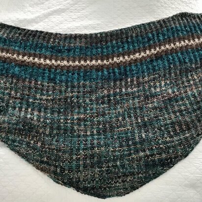 Your First Brioche Crescent Shawl!