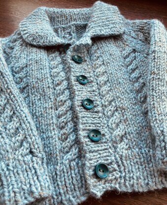 Aran Cardigan - Birthday cardigan No. 3 for Alex