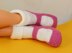 Adult Chunky Rib Cuff Sock Slippers
