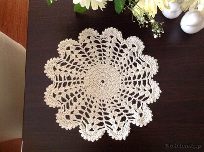 Crochet Placemat & Coaster Set N 108