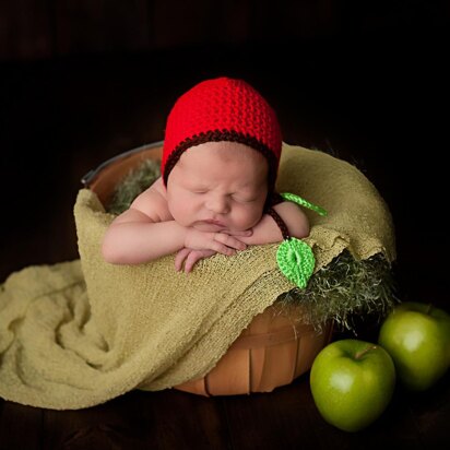 Apple Baby Bonnet