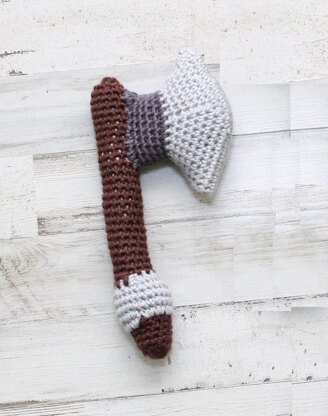 Battle axe baby rattle